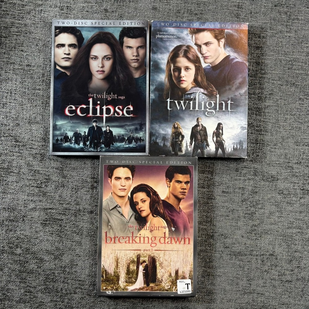 Twilight Saga Romance DVD Special Edition 2008-2011 Summit Kristen Stewart